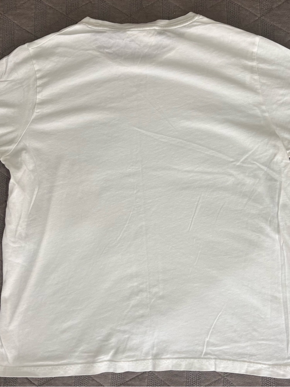 Sézane Shirt Womens Small White Crew Neck Short Sleeve 100% Cotton Tee Basic - Picture 7 of 7